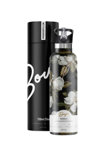Magnolia | The Water Bottle Collection, Black & White - 25 Oz