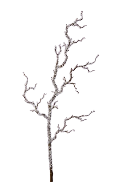 Iced Branch | The Holiday Floral Collection, Crystal - 39 Inch