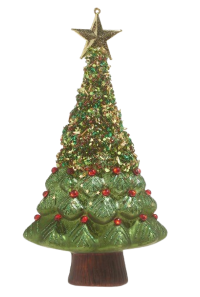 All That Glitters | The Holiday Ornament Collection, Green & Multi - 7.5 Inch x 3.5 Inch x 7.5 Inch