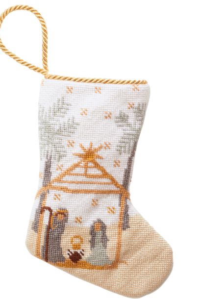 O Holy Night Nativity | The Bauble Stockings Collection - 4.25 Inch x 6 Inch