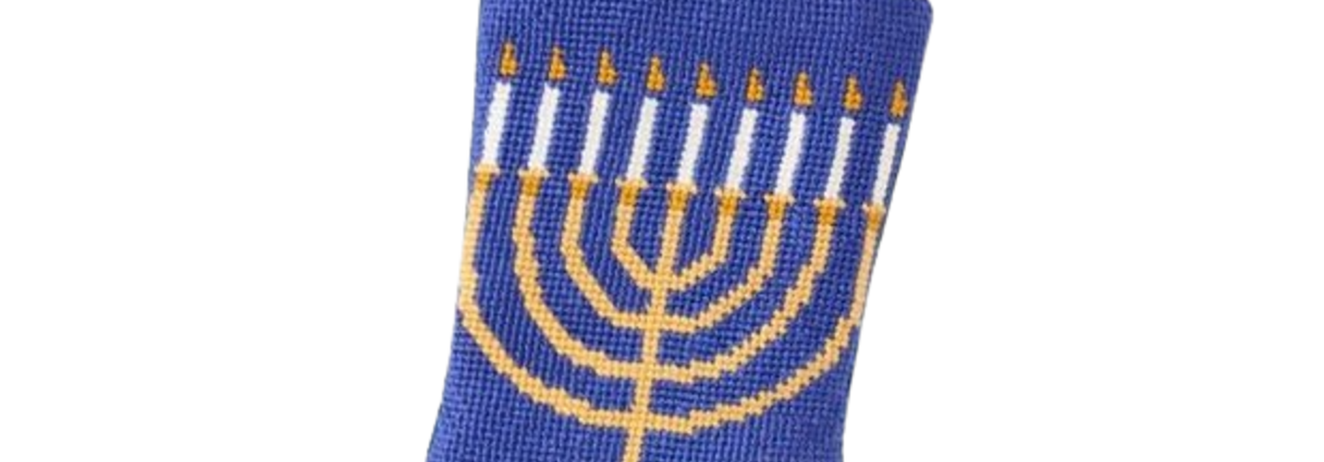 Light the Menorah | The Bauble Stockings Collection - 4.25 Inch x 6 Inch