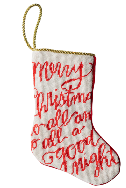 Merry Christmas | The Bauble Stockings Collection - 4.25 Inch x 6 Inch