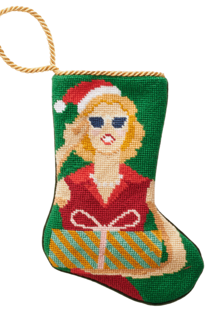 Mrs. Claus Never Looked So Good | The Bauble Stockings Collection - 4.25 Inch x 6 Inch