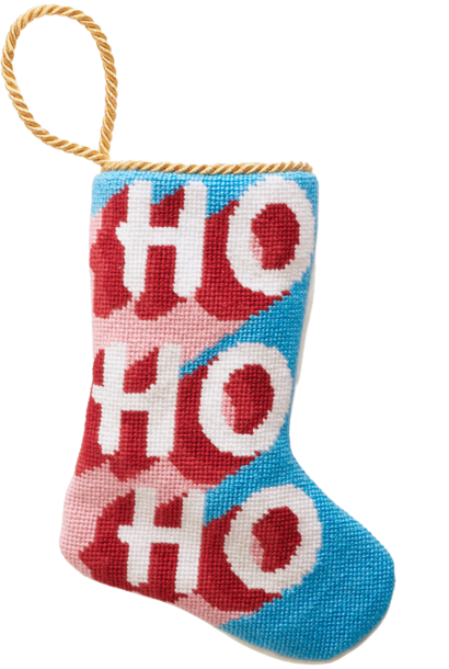 Ho! Ho! Ho! Here We Go! | The Bauble Stockings Collection - 4.25 Inch x 6 Inch