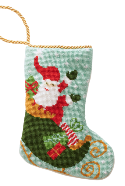 To All a Good Night Santa | The Bauble Stockings Collection - 4.25 Inch x 6 Inch