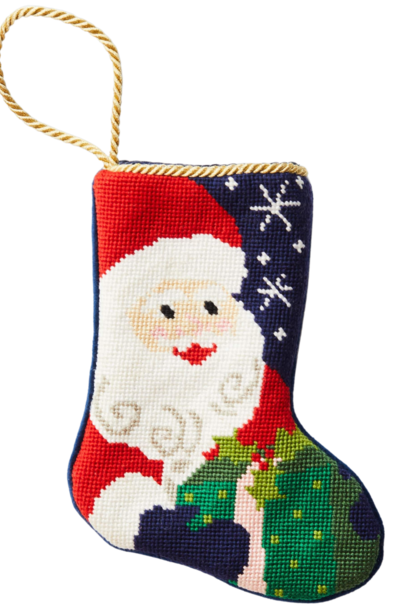 Ho! Ho! Ho! Santa Delivering Gifts | The Bauble Stockings Collection - 4.25 Inch x 6 Inch