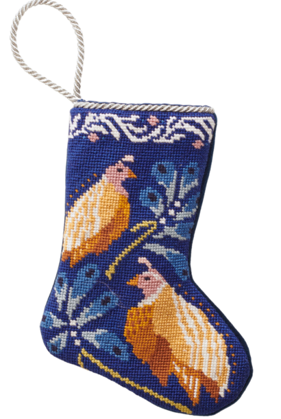 Quintessential Quail | The Bauble Stockings Collection - 4.25 Inch x 6 Inch