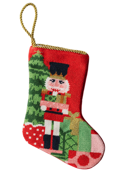Classic Nutcracker | The Bauble Stockings Collection - 4.25 Inch x 6 Inch