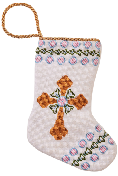 Immanuel Cross | The Bauble Stockings Collection - 4.25 Inch x 6 Inch