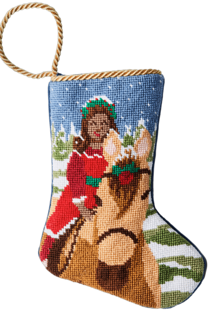 Dashing Through the Snow | The Bauble Stockings Collection - 4.25 Inch x 6 Inch