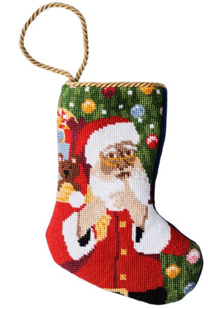 Jolly Old St. Nick | The Bauble Stockings Collection - 4.25 Inch x 6 Inch