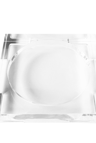 Tray | The Accessory Collection, Lucite - 4.2 Inch x 4.2 Inch x 1 Inch