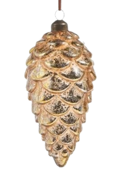Pinecone | The Holiday Ornament Collection, Gold - 5.5 Inch