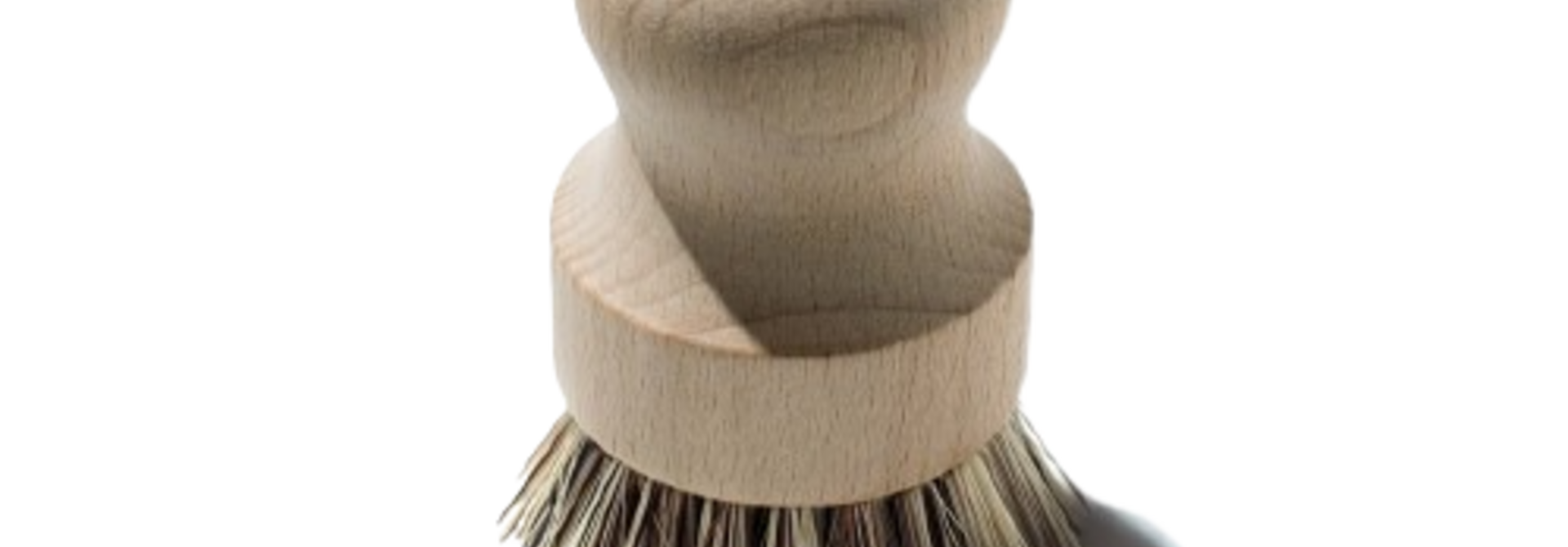 Dish Scrubber | The Home Care Collection, Natural Wood - 2 Inch x 2 Inch x 2.5 Inch