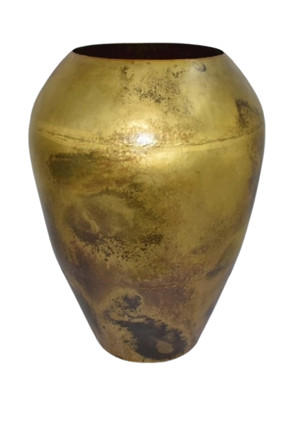 Jericho | The Vase Collection, Old Brass - 16.5 Inch x 16.5 Inch x 22.9 Inch