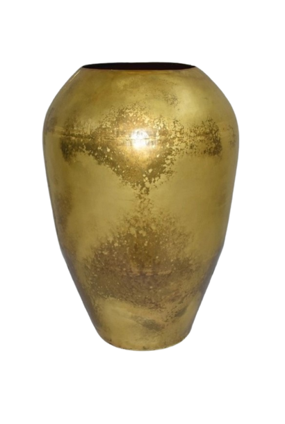 Jericho | The Vase Collection, Old Brass - 13.5 Inch x 13.5 Inch x 19.8 Inch