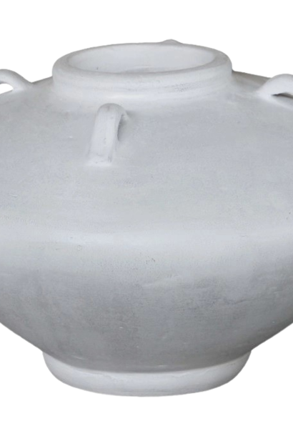 Terra Carthage | The Urn Collection, White - 15.7 Inch x 15.7 Inch x 9.4 Inch