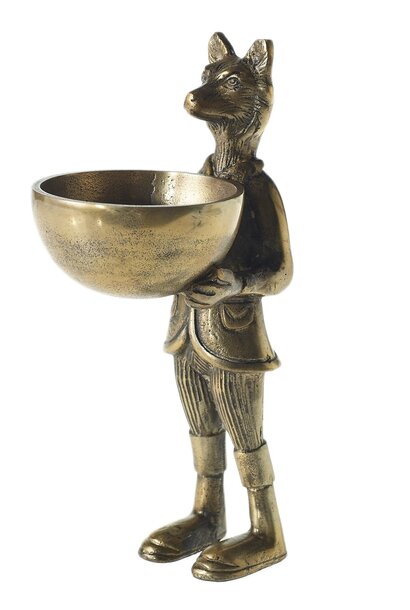 Eloise | The Bowl Collection, Brass - 6 Inch x 6 Inch x 12 Inch