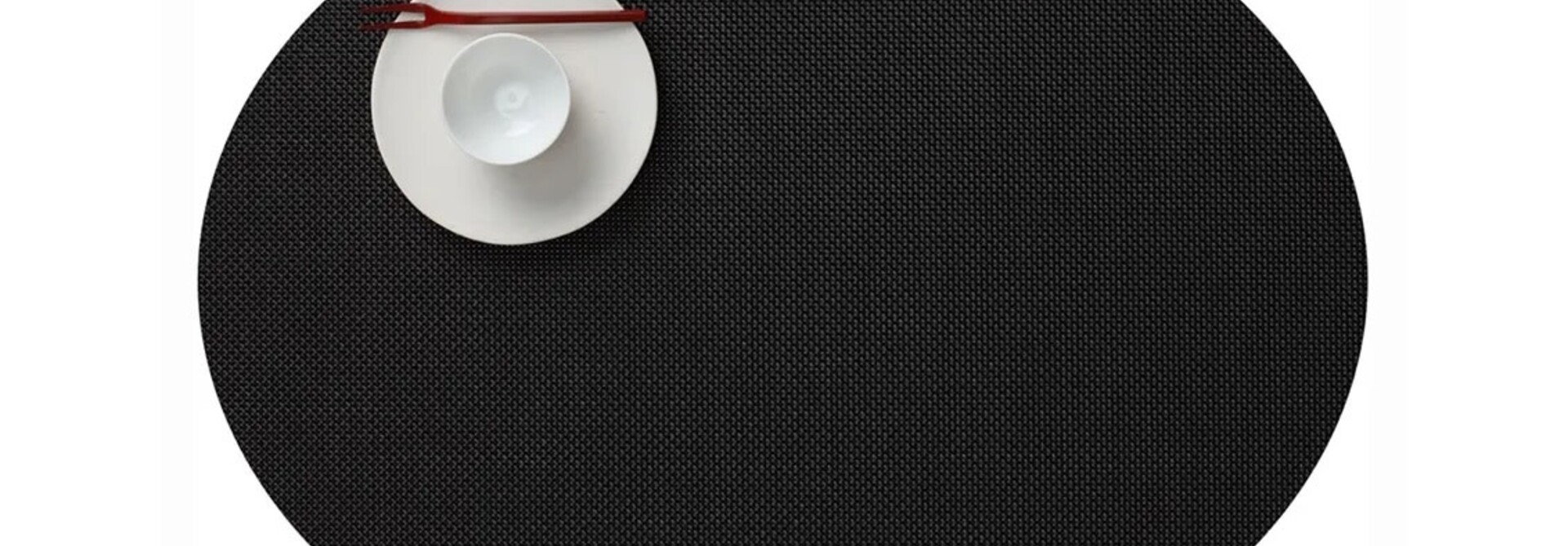 Mini Basketweave | The Neutral Oval Placemat Collection