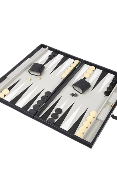 Onyx Backgammon Set | The Game Collection, Black
