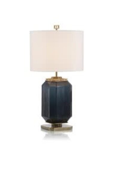 Navy | The Table Lamp Collection - 15 Inch x 15 INch x 28.5 Inch