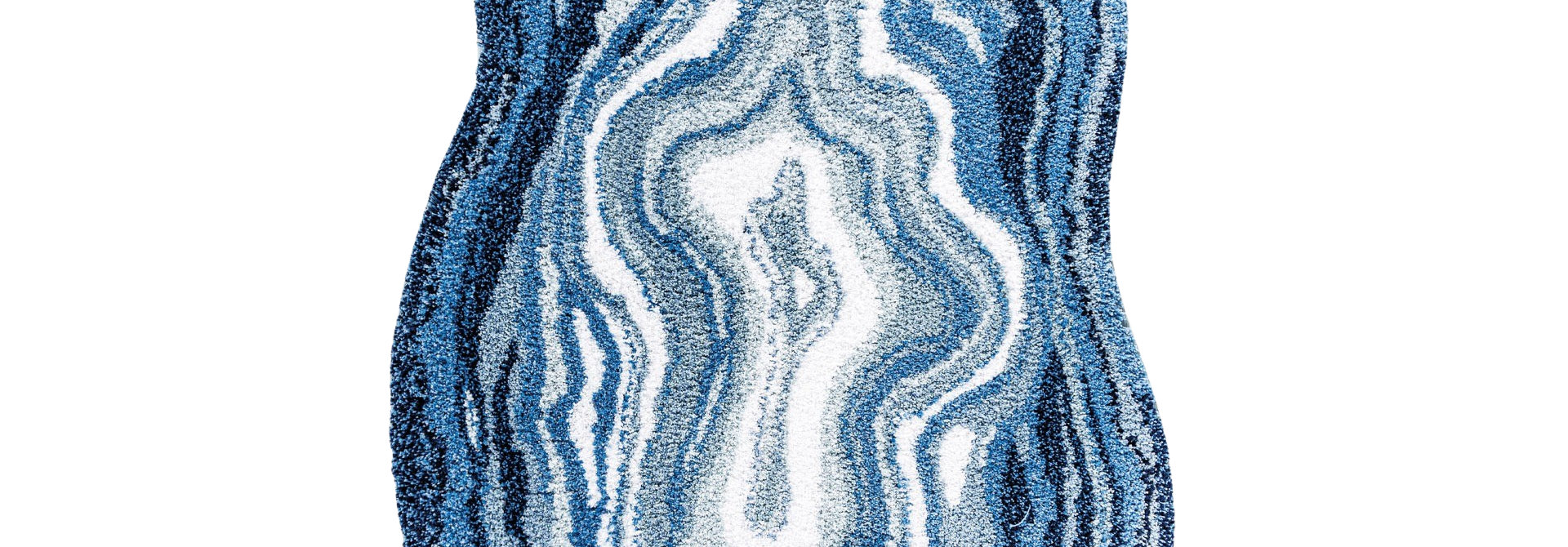 Agate Bath Rugs | The Bath Fashion Collection, Indigo -