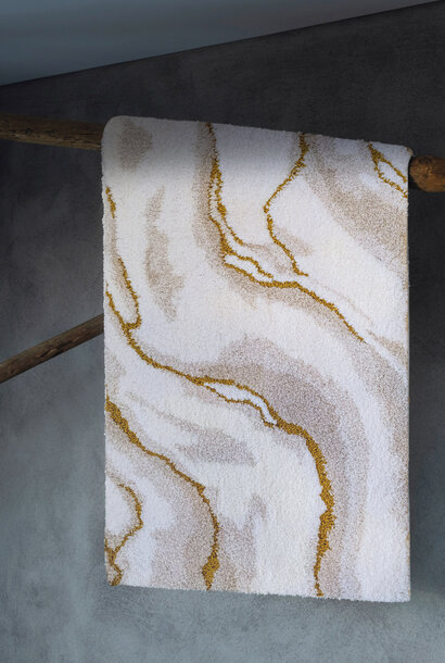 Amber Bath Rugs | The Bio Luxury Collection, Gold Multi -