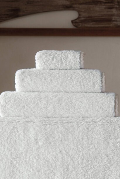 Linen Snow Towels | The Bio Luxury Collection, Snow -