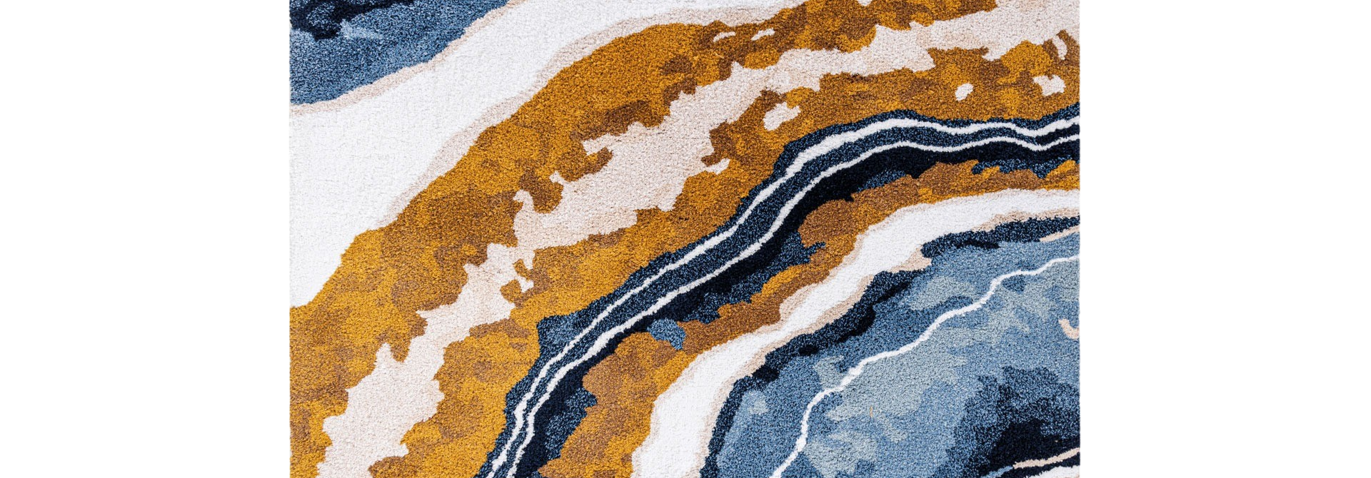 Mystery Bath Rugs | The Bio Luxury Collection, Blue Multi -
