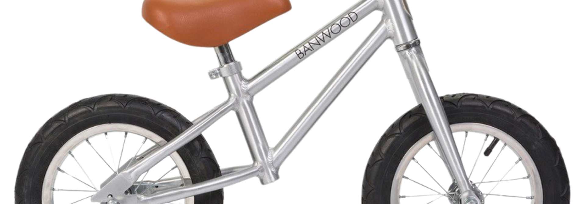 First Go Bike | The Kids Collection, Chrome - 25.6 Inch x 7.9 Inch x 16.1 Inch