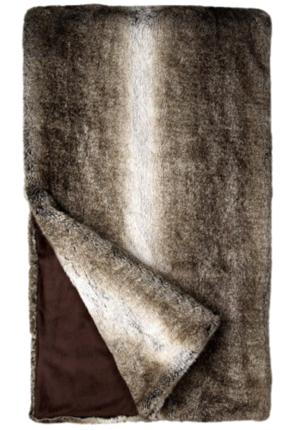 Grey Rabbit | The Signature Fur Throw Collection - 60 Inch x 72 Inch