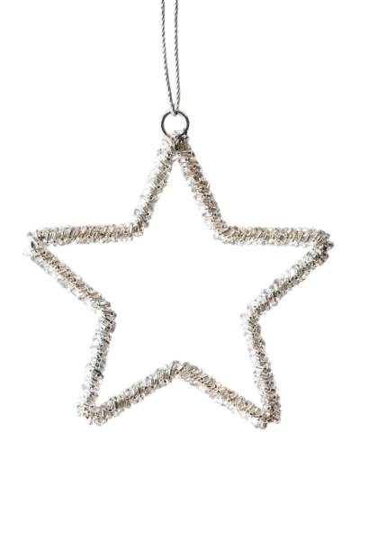 Beaded Star | The Holiday Ornament Collection - 4 Inch