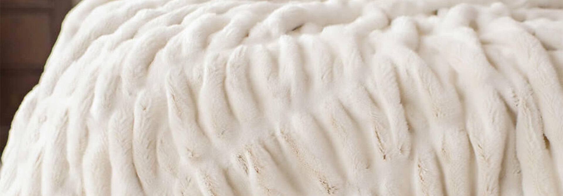 Ivory Mink | The Couture Fur Throw Collection - 60 Inch x 72 Inch