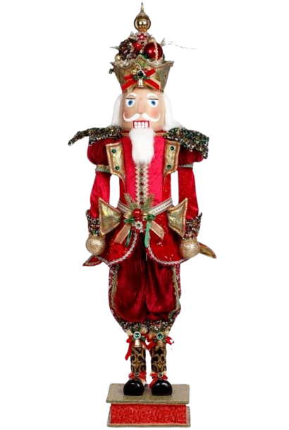 Deck the Halls | The Mark Roberts Limited Edition Nutcracker Collection, Red Multi - XX Inch x XX Inch x 53 Inch