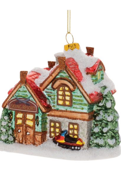 Ski Resort | The Holiday Ornament Collection - XX Inch x XX Inch x 4 Inch