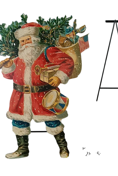 Santa Bearing Gifts | The Holiday Santa Collection, Multi - 28.25 Inch x 42 Inch