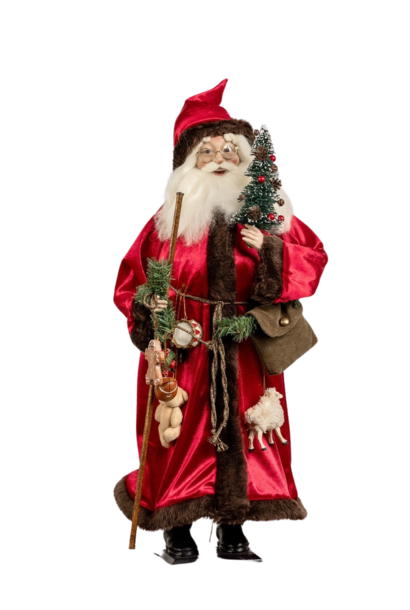Santa of Old | The Holiday Santa Collection, Red - XX Inch x XX Inch x 26 Inch