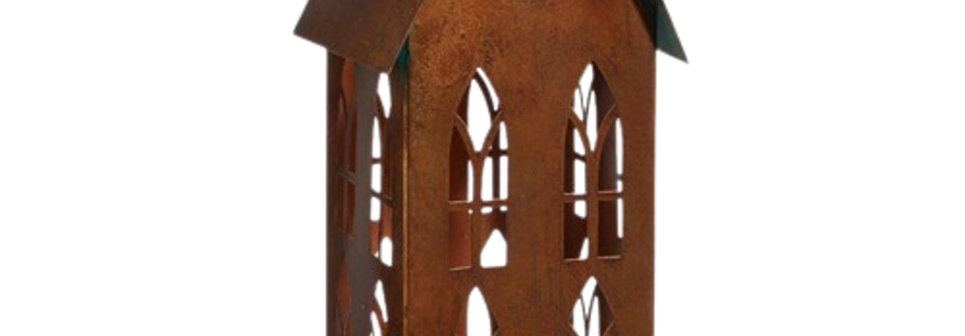 Village No I | The Lantern Collection, Copper - 6.5 Inch x 6.25 Inch x 17 Inch