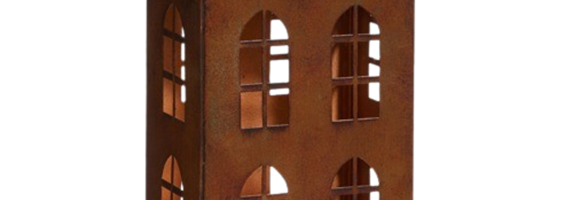 Village No II | The Lantern Collection, Copper - 7.5 Inch x 4.5 Inch x 13 Inch