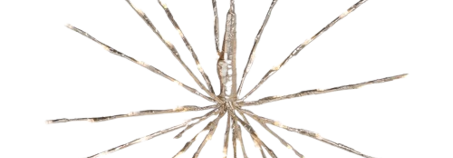 Starburst No I | The Holiday Light Collection, Champagne - 18 Inch x 18 Inch x 18 Inch