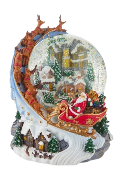 Out for Delivery | The Lighted Snow Globe Collection, Multi - 5.75 Inch x 5.75 Inch x 7.5 Inch