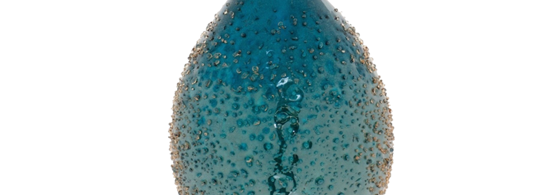 Ice Drops | The Holiday Ornament Collection, Blue Finial - 6.5 Inch