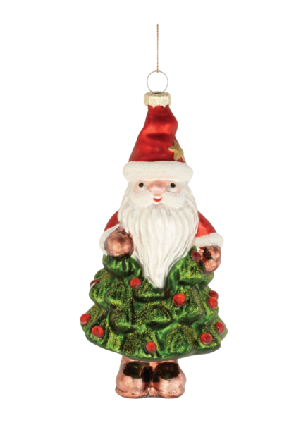 Santa Whimsy | The Holiday Ornament Collection, Multi - XX Inch x XX Inch x 6 Inch