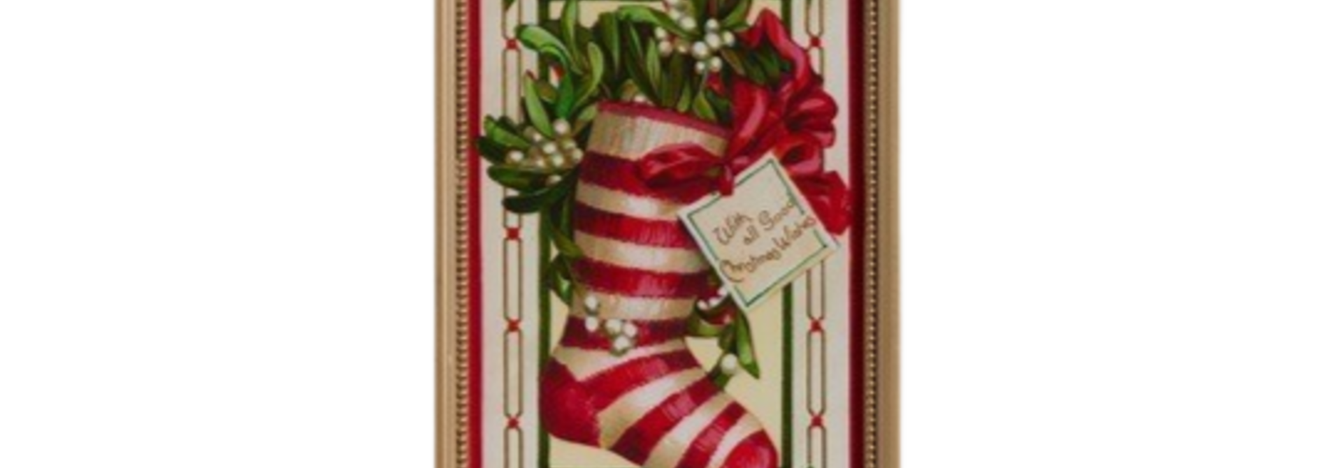 Stocking | The Holiday Art Collection, Multi - 12 Inch x 18 Inch