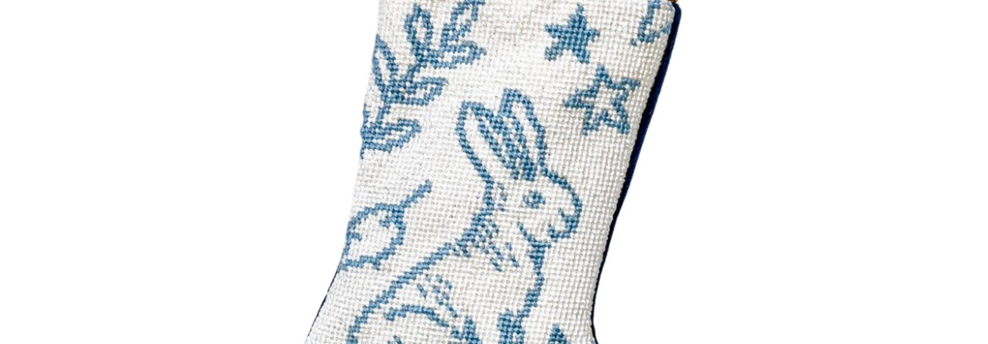 Cottontail Bunny in Blue | The Bauble Stocking Collection - 4.25 Inch x 6 Inch