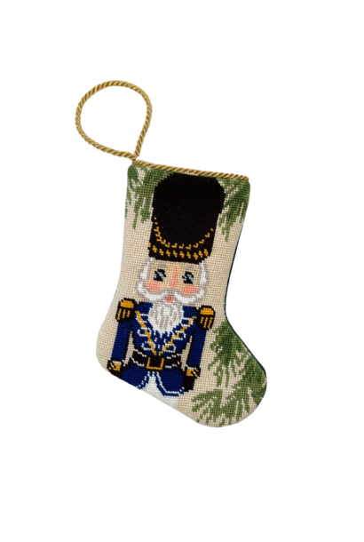 Nutcracker in Blue | The Bauble Stocking Collection - 4.25 Inch x 6 Inch