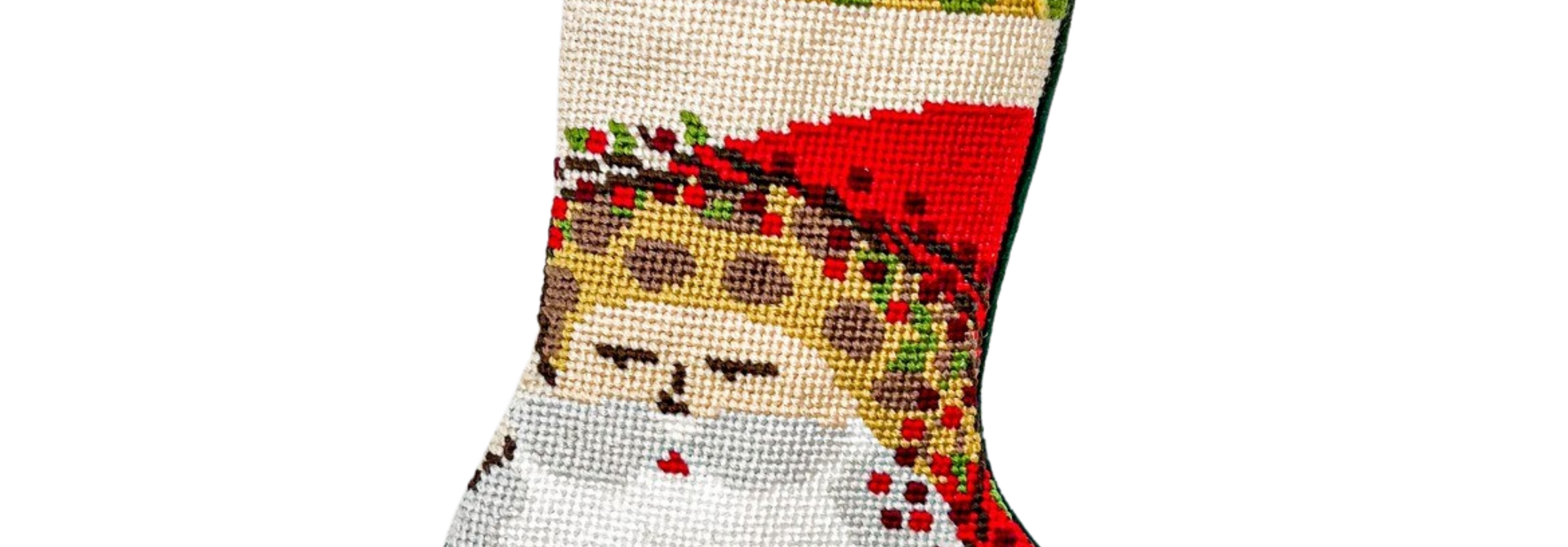 Santa in Leopard | The Bauble Stocking Collection - 4.25 Inch x 6 Inch