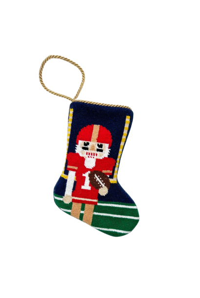 Tight End Tidings Nutcracker | The Bauble Stocking Collection - 4.25 Inch x 6 Inch