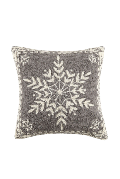 Winter Snow | The Holiday Pillow Collection, Multi - 16 Inch x 16 Inch