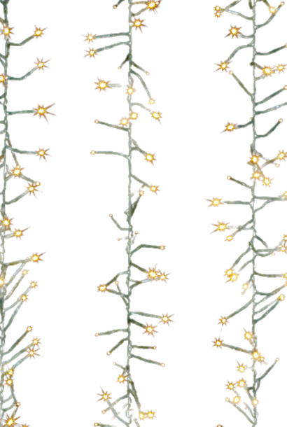Cluster Garland | The Holiday Light Collection, Green - 10 Foot